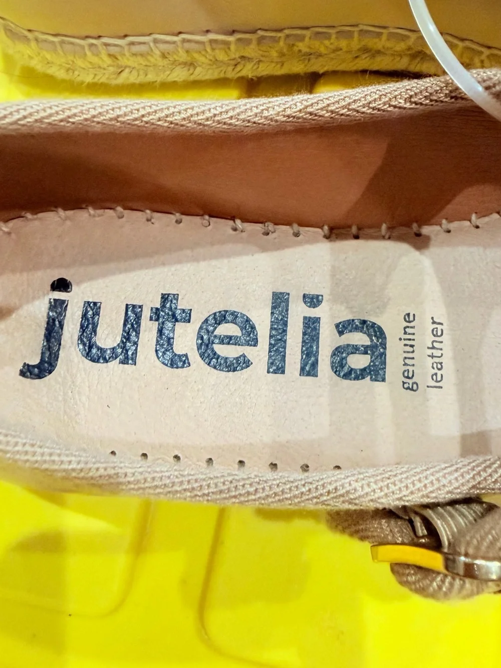 Jutelia  Espadrilles Nude  - Genuine Leather